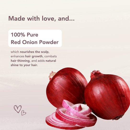 Luster Veda Onion Hair Mask - 100gm | Reduces Hairfall | Verified Sustainable Hair Mask on Brown Living™