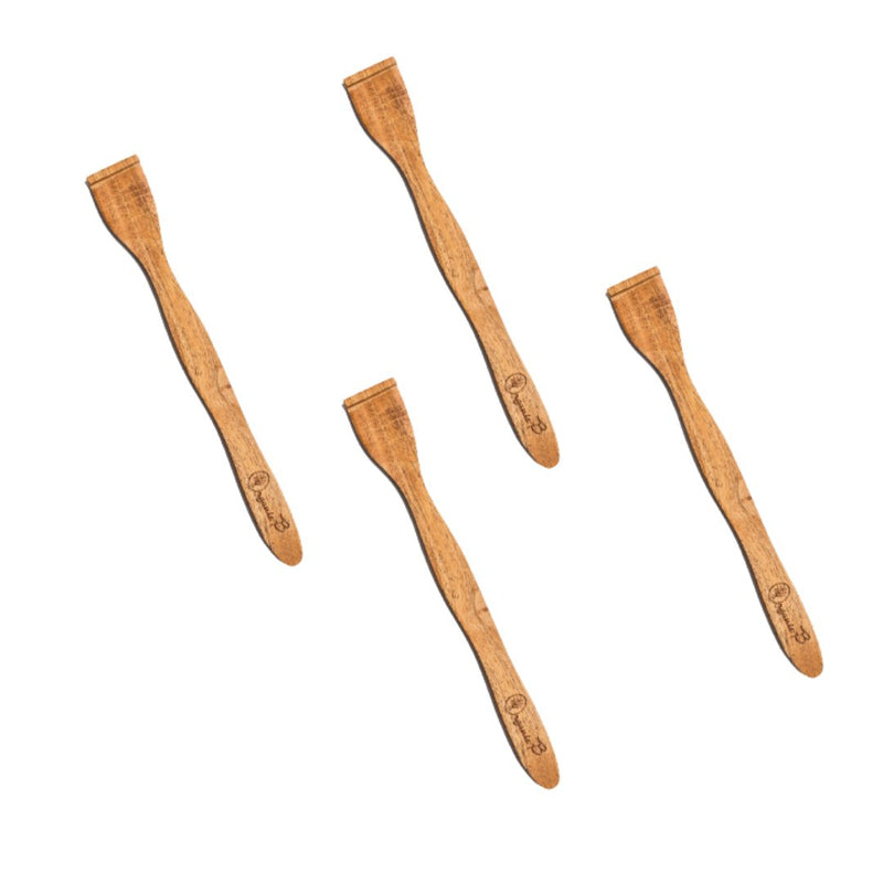 Neem Wood Tongue Cleaner - Pack of 4 | Verified Sustainable Tongue Cleaner on Brown Living™