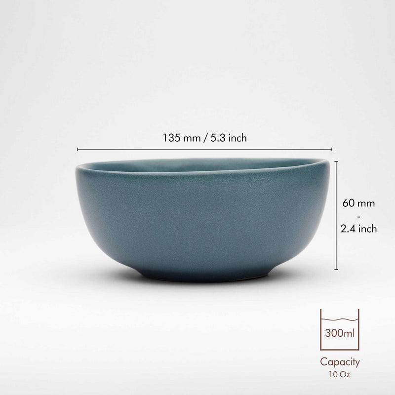 Ocean - Recycled Ceramic Bowls | Set of 2 | Verified Sustainable Cups & Saucers on Brown Living™