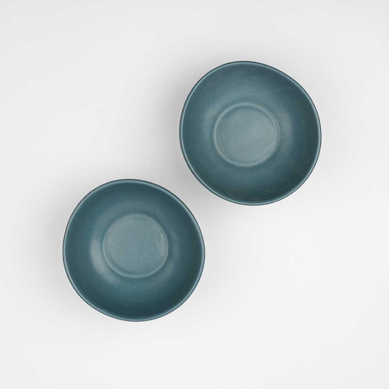 Ocean - Recycled Ceramic Bowls | Set of 2 | Verified Sustainable Cups & Saucers on Brown Living™