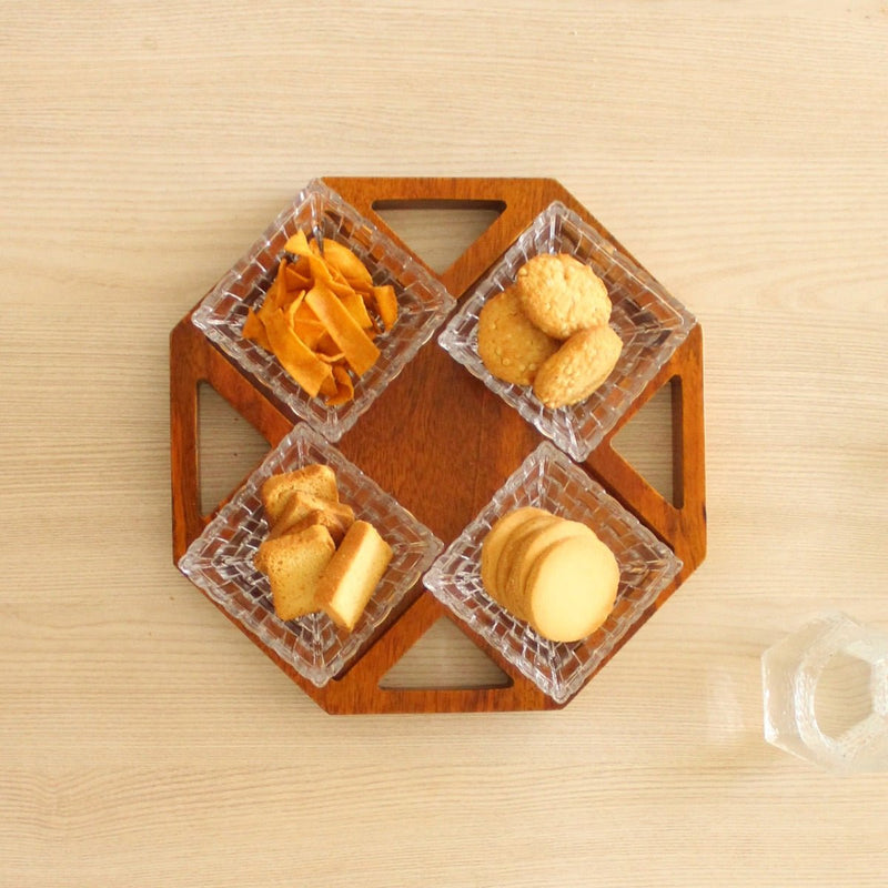 Octagonal Wooden Platter 2.0 | Verified Sustainable Trays & Platters on Brown Living™