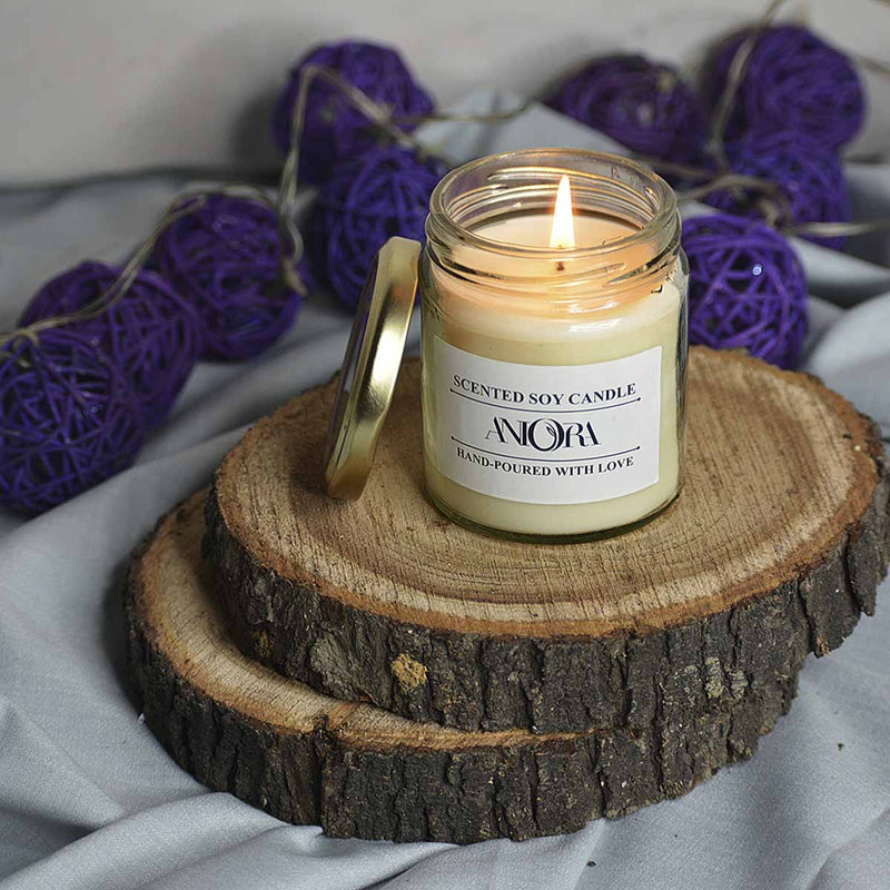 Oud Glass Jar Soy Wax Candle | Verified Sustainable Candles & Fragrances on Brown Living™