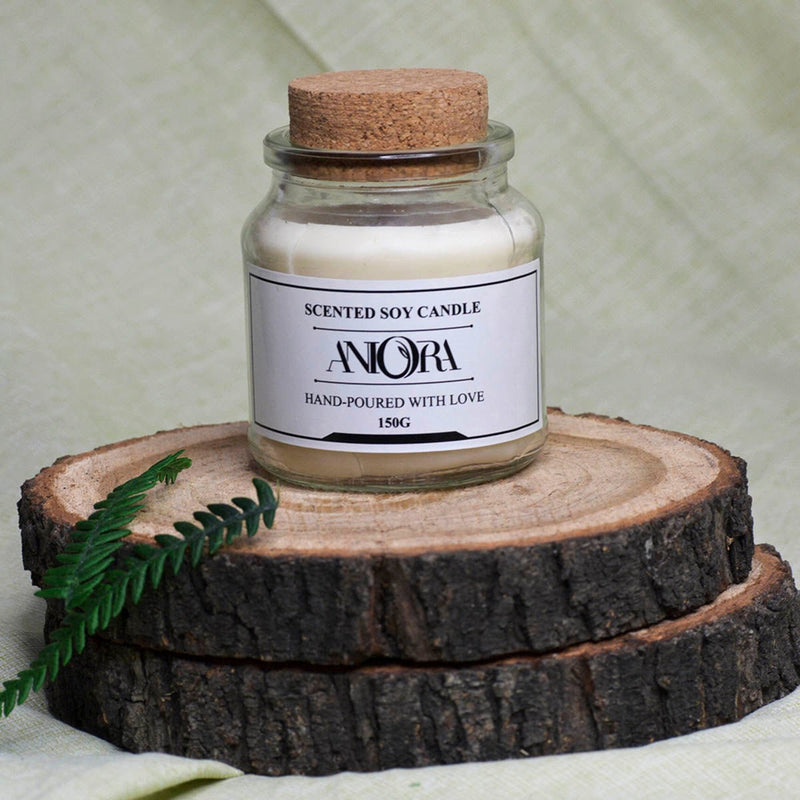 Oud Wood Wick Cork Soy Wax Candle | Verified Sustainable Candles & Fragrances on Brown Living™