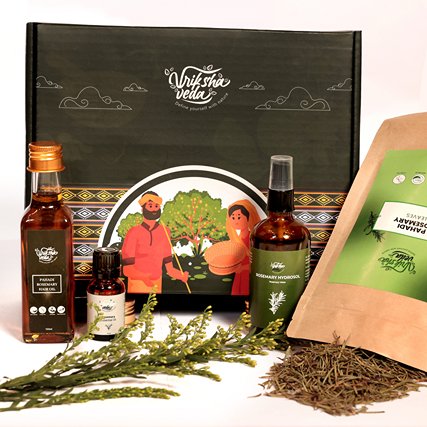 Pahadi Rosemary Range Hamper | Verified Sustainable Gift Giving on Brown Living™