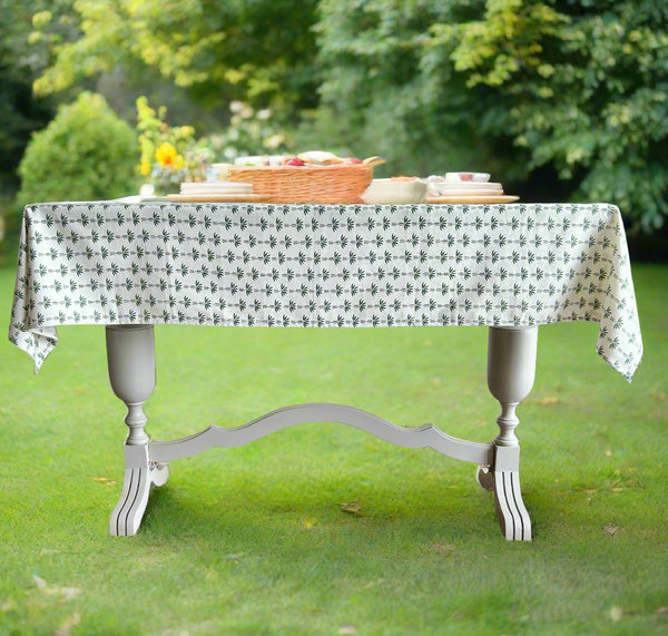 Palm Trees Table Cloth - 4, 6 & 8 Seater | Verified Sustainable Table Linens on Brown Living™