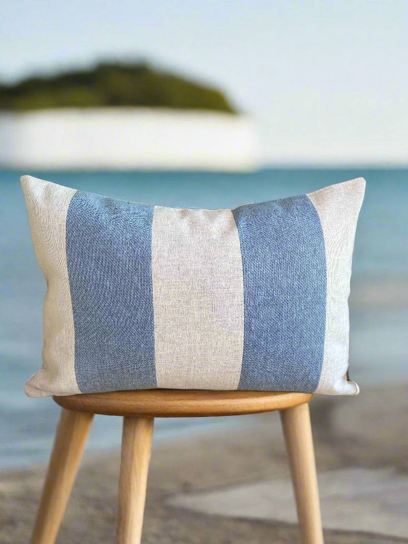 Pastel Stripes Double Sided Cushion Cover - Pack of 2 | Verified Sustainable Covers & Inserts on Brown Living™