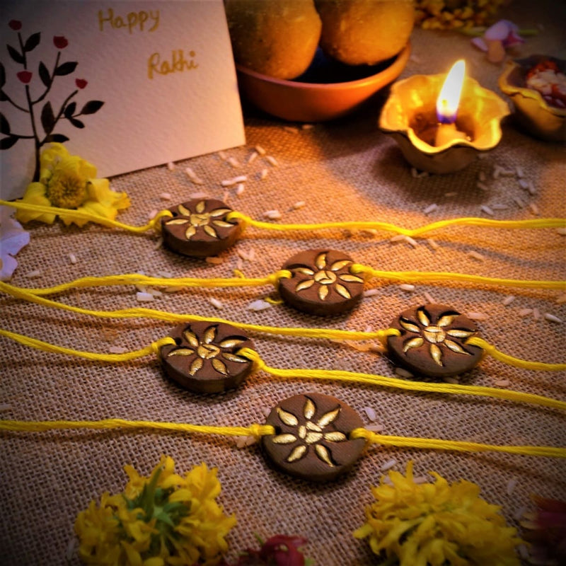 Phool Plantable Seed Rakhi - Set of 5 | Verified Sustainable Rakhi on Brown Living™