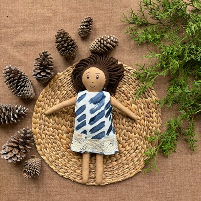 Play Set - Rinkal - Cotton Fabric Toy - Warm | Verified Sustainable Role & Pretend Play Toys on Brown Living™