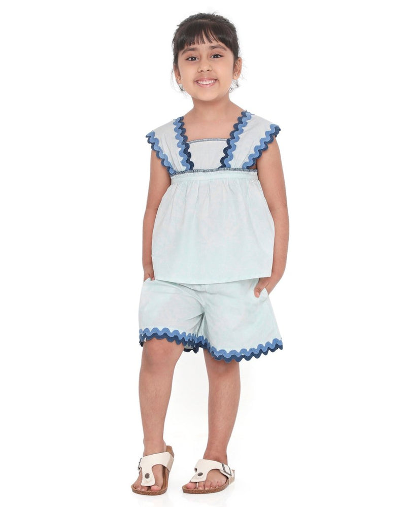 Poppy Floral Printed Cotton Co - Ord Set | Verified Sustainable Kids Daywear Sets on Brown Living™