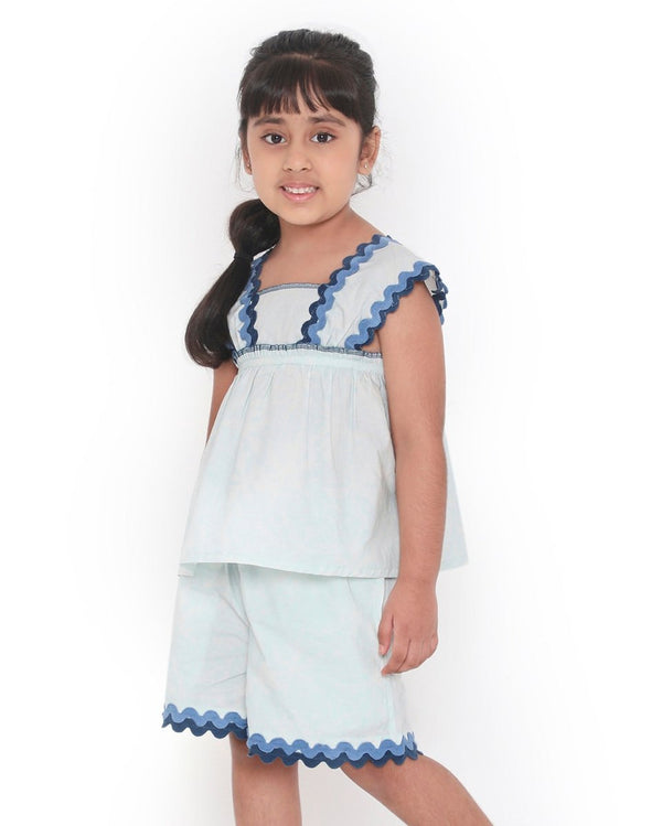 Poppy Floral Printed Sleeveless Cotton Flare Top | Verified Sustainable Kids Tops on Brown Living™