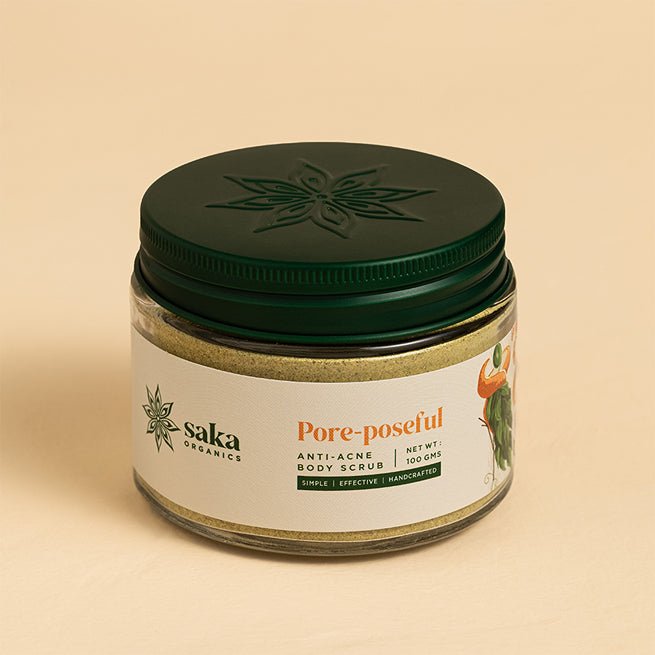 Pore - poseful | Handmade Anti - Acne Body Scrub (150gms) | Verified Sustainable Body Scrub on Brown Living™