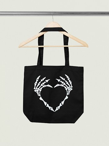 Premium Cotton Canvas Tote Bag - Bone Black | Verified Sustainable Tote Bag on Brown Living™