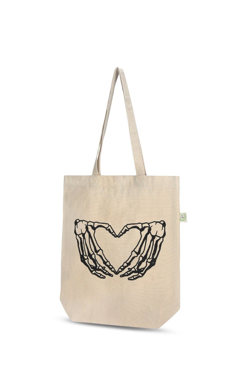 Premium Cotton Canvas Tote Bag - Bone White | Verified Sustainable Tote Bag on Brown Living™