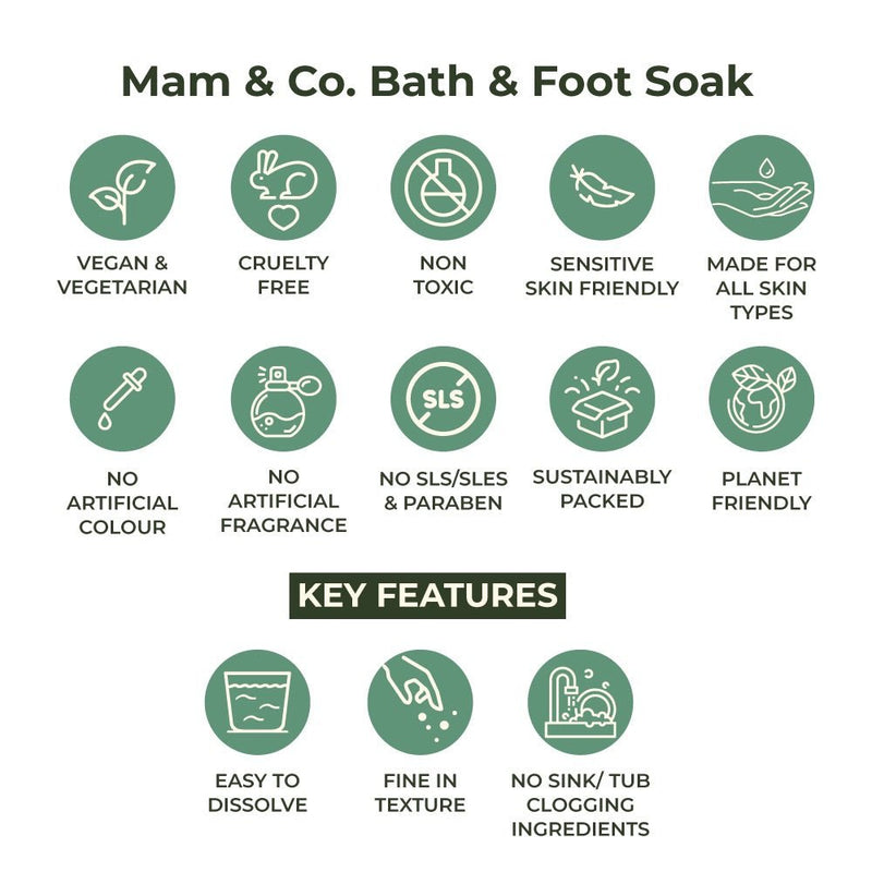 Relax Bath & Foot Soak | Easy to Dissolve | Fine in Texture | Non Sticky (100 g) | Verified Sustainable Bath Salt on Brown Living™