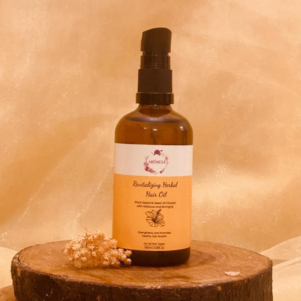 Revitalizing Herbal Hair Oil | Verified Sustainable Hair Oil on Brown Living™