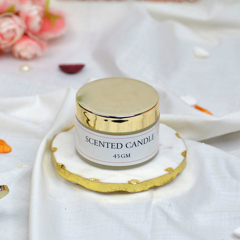 Rose Frosted Jar Soy Wax Candle | Verified Sustainable Candles & Fragrances on Brown Living™