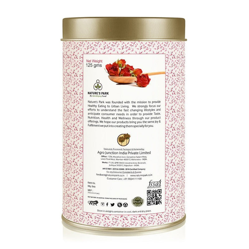 Rose Green Tea Can (125 g) | Verified Sustainable Tea on Brown Living™