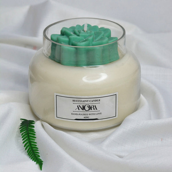 Rose Succulent Soy Soy Wax Candle | Verified Sustainable Candles & Fragrances on Brown Living™