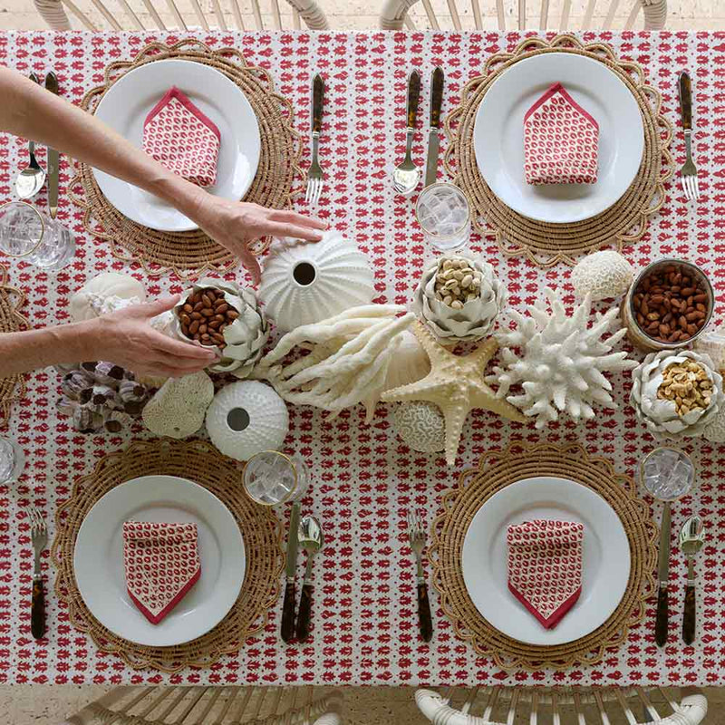 Rustic Motif Table Cloth / Table Cover | Verified Sustainable Table Linens on Brown Living™