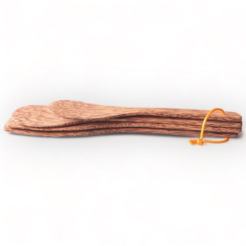 Set of 4 Durable Coconut Wood Utensils | Verified Sustainable Cookware on Brown Living™