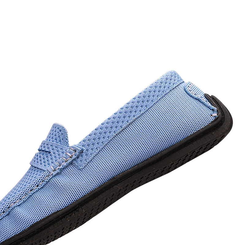 Sky Blue Moc Mens Shoes Loafers | Verified Sustainable Mens Casual Shoes on Brown Living™