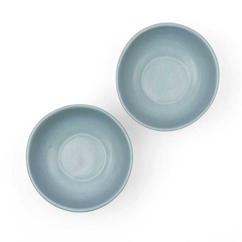 Sky - Recycled Ceramic Bowls | Set of 2 | Verified Sustainable Cups & Saucers on Brown Living™