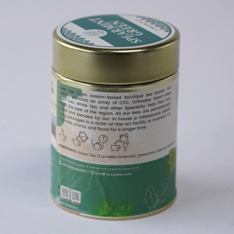 Spearmint Green Tea- Balance Hormones & Improve Digestion- 50g | Verified Sustainable Tea on Brown Living™