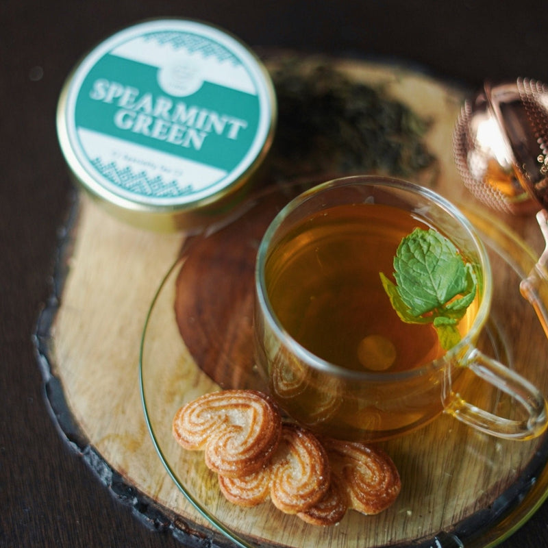 Spearmint Green Tea- Balance Hormones & Improve Digestion- 50g | Verified Sustainable Tea on Brown Living™