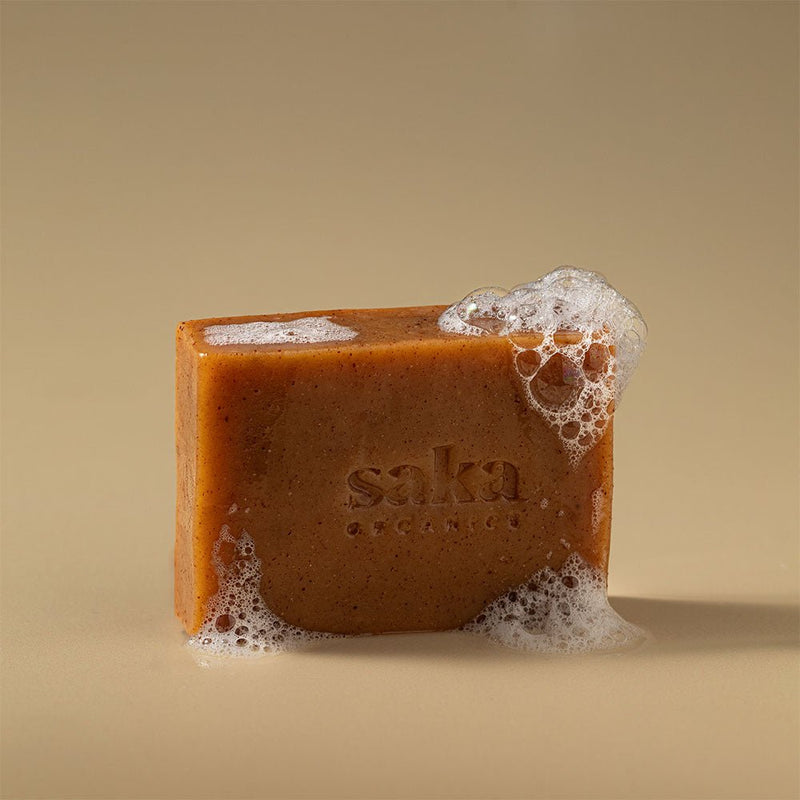 Sundown Spa | Handmade Turmeric Soap with Mild Exfoliation (120gm) | Verified Sustainable Body Soap on Brown Living™