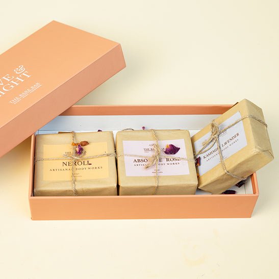 Triratna - Handcrafted Care Hamper | Verified Sustainable Body Soap on Brown Living™