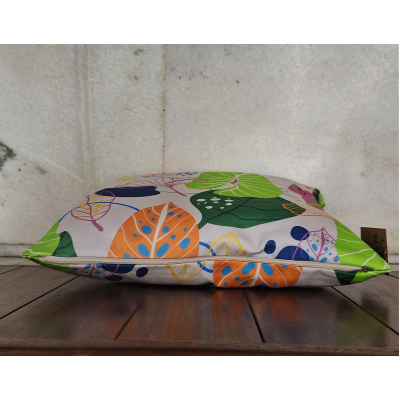 Tropical Leaves - Recycled Polycotton Cushion Covers - Pack of 2 | Verified Sustainable Covers & Inserts on Brown Living™