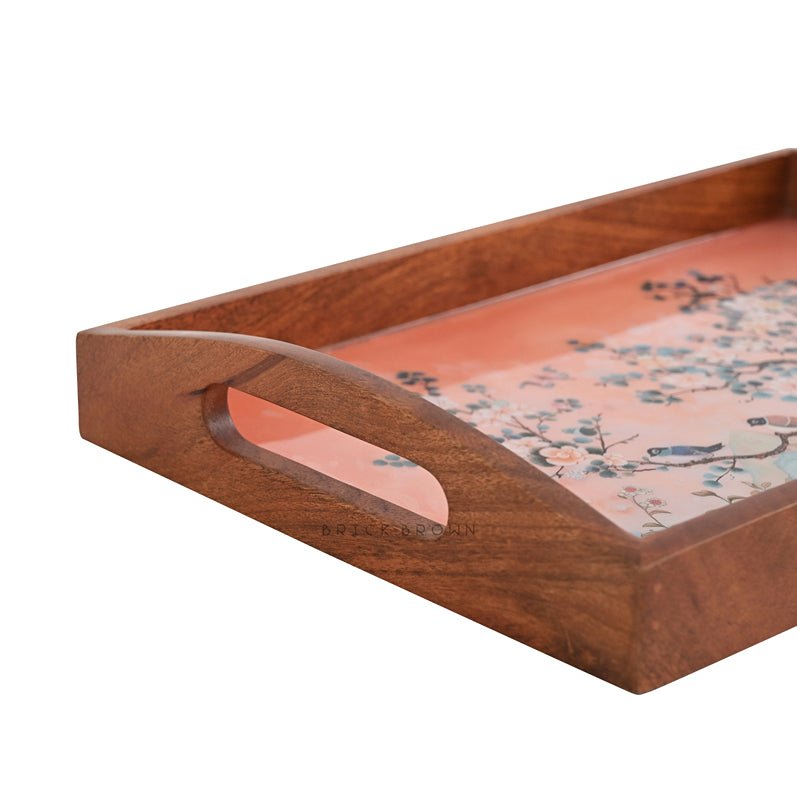 Twig Handcrafted Serving Tray | Made with Mango Wood | Verified Sustainable Trays & Platters on Brown Living™