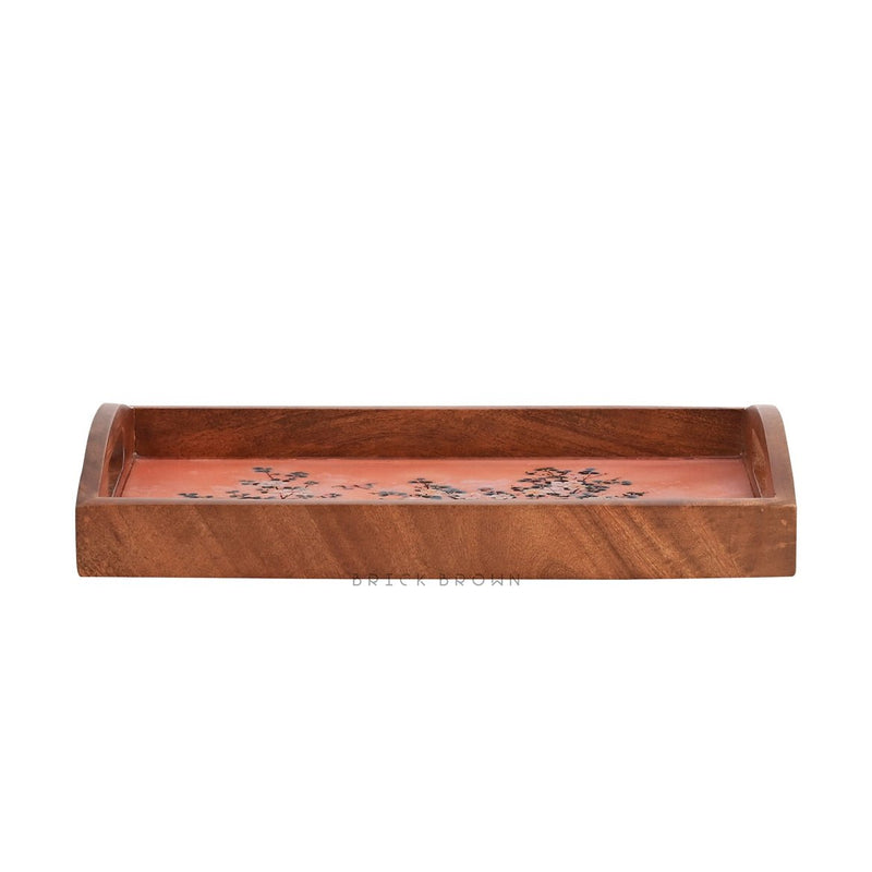 Twig Handcrafted Serving Tray | Made with Mango Wood | Verified Sustainable Trays & Platters on Brown Living™