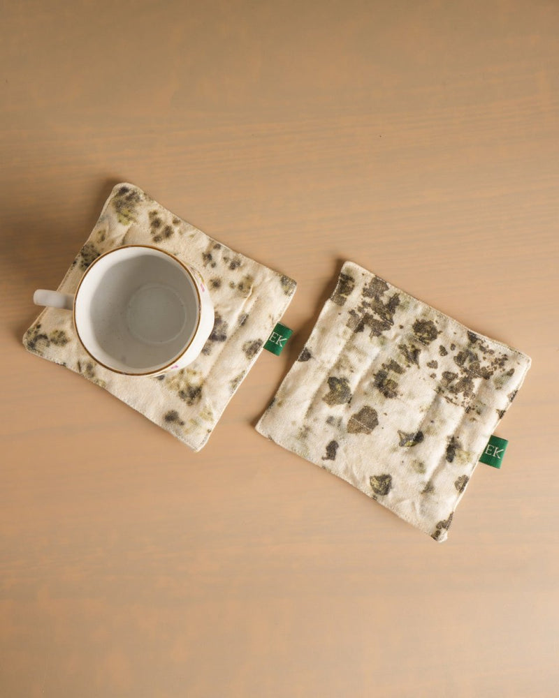 Upcycled Hemp Coasters (Set of 2) | Verified Sustainable Coasters on Brown Living™