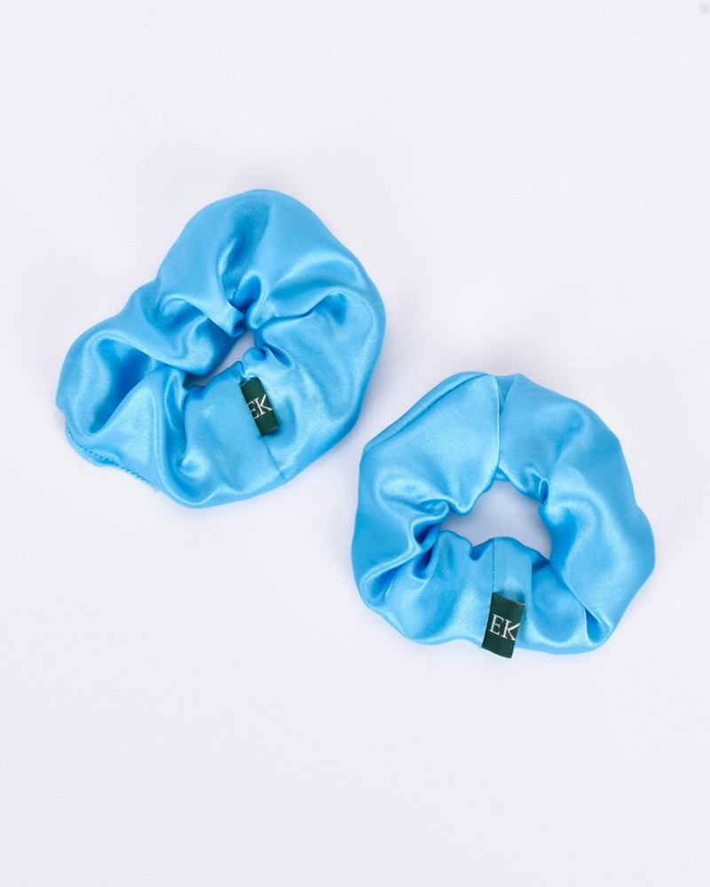 Upcycled Satin Scrunchies (Set of 2) | Verified Sustainable Womens Accessories on Brown Living™