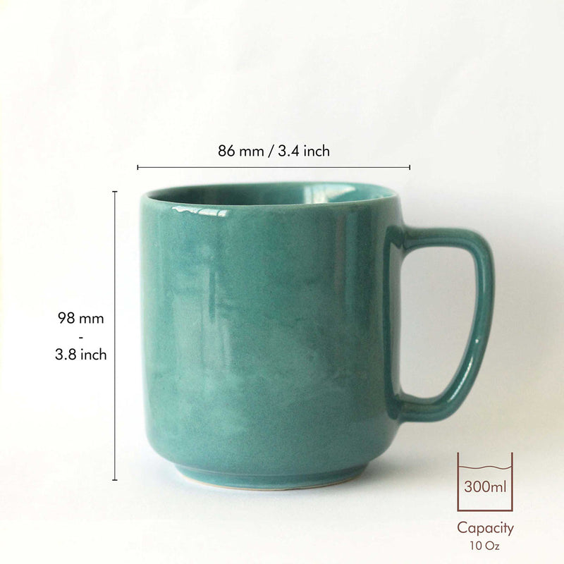 Vana Ecofriendly Recycled Ceramic Coffee Mug | Verified Sustainable Cups & Saucers on Brown Living™