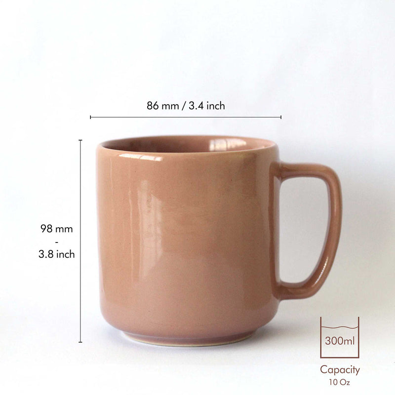 Vasu Ecofriendly Recycled Ceramic Coffee Mug | Verified Sustainable Cups & Saucers on Brown Living™