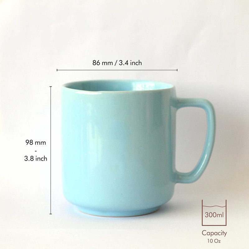 Vyom Ecofriendly Recycled Ceramic Coffee Mug | Verified Sustainable Cups & Saucers on Brown Living™