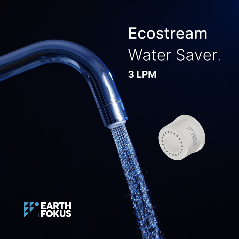 Water Saving Tap Aerators | Save up to 85% of water | Ecostream 3 LPM - Pack of 2 | Verified Sustainable Water Saving Device on Brown Living™