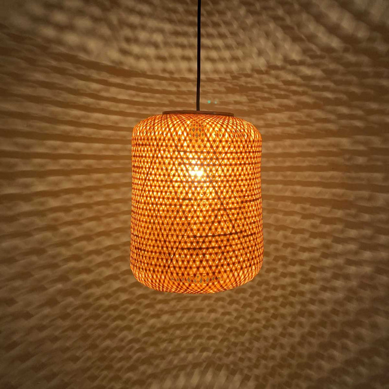 Handmade Honeycomb Pendant Lamp | Made withBamboo