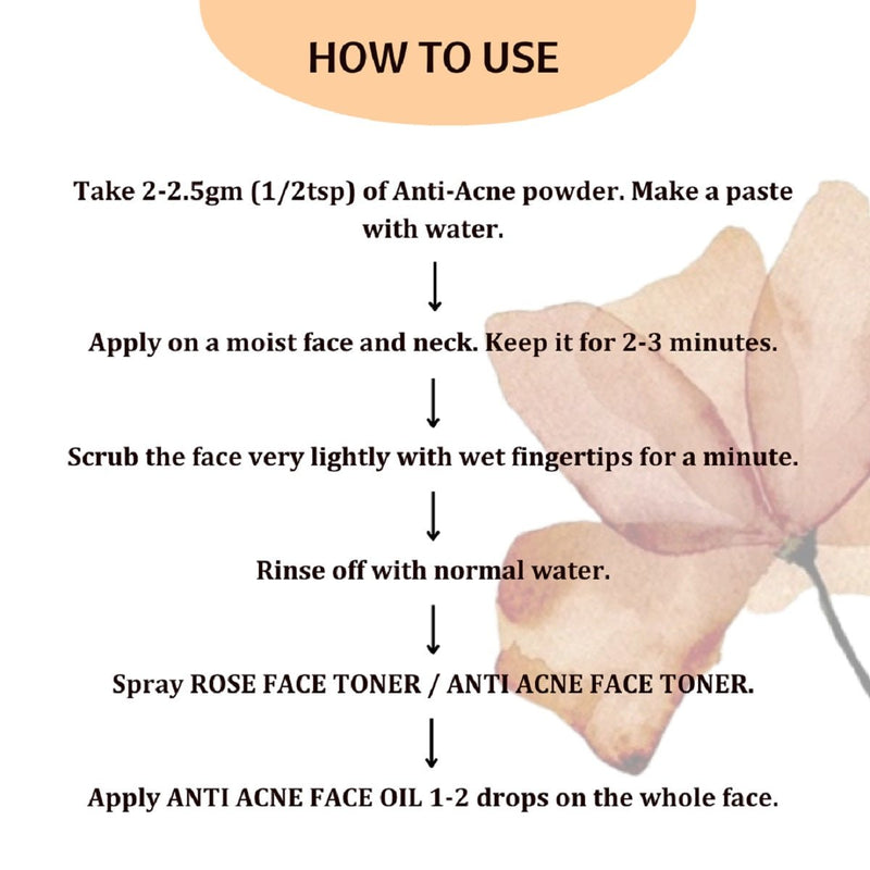 Buy Anti Acne Powdered Cleanser Mask | Shop Verified Sustainable Face Pack on Brown Living™