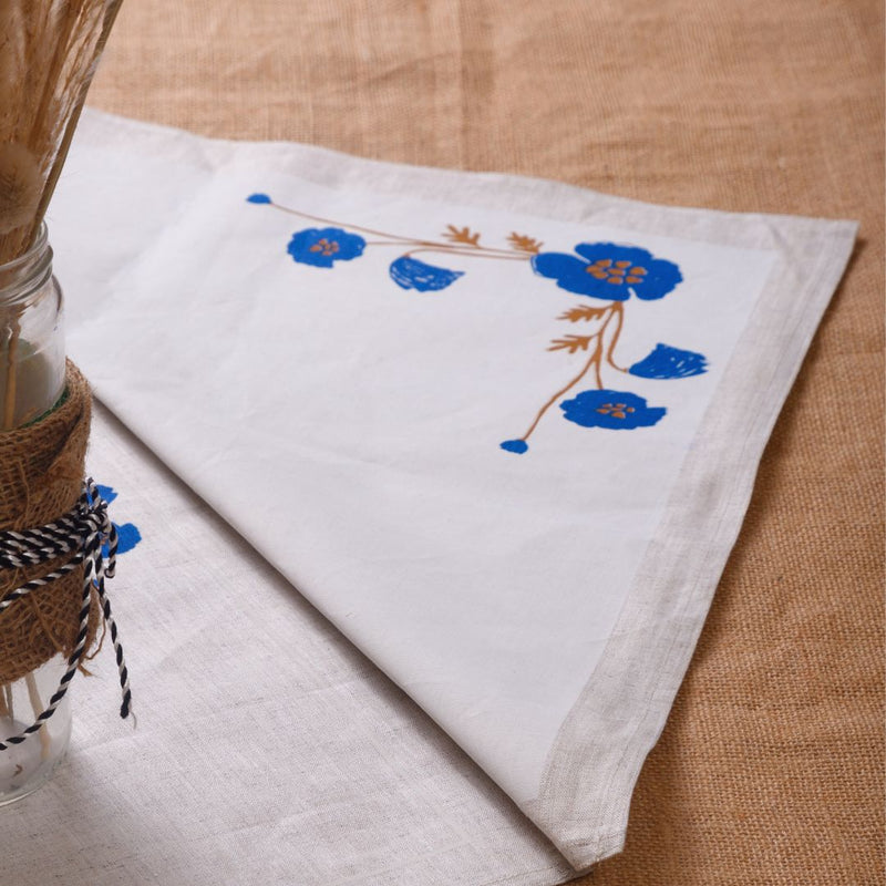 Buy 100% Hemp Reusable Napkins | Sustainable Screen Prints | Shop Verified Sustainable Table Linens on Brown Living™