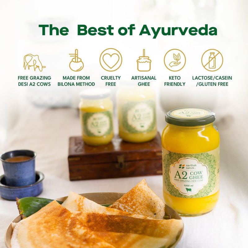 Buy A2 Desi Cow Ghee - 1 Litre | Shop Verified Sustainable Products on Brown Living