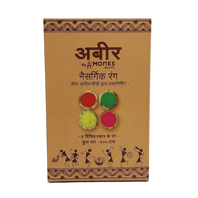 Buy Abeer Natural Holi Colours Handcrafted by BHIL Tribals | Shop Verified Sustainable Religious Items on Brown Living™