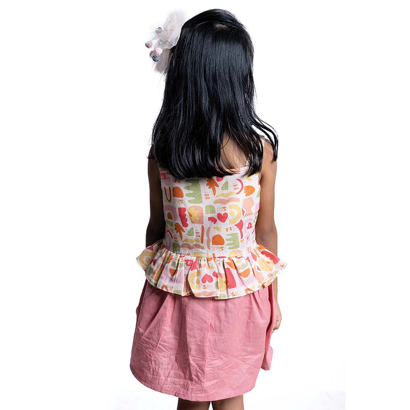 Buy Abundance Girls Dress | Shop Verified Sustainable Kids Frocks & Dresses on Brown Living™