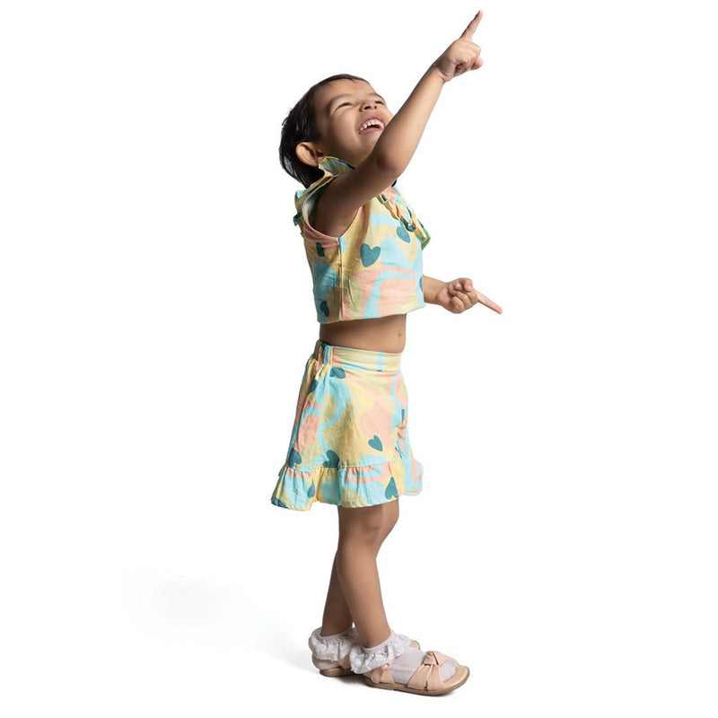 Buy Adore Girls Co-ord Set | Shop Verified Sustainable Kids Daywear Sets on Brown Living™