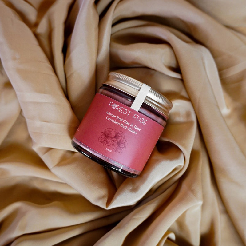 Buy African Red Clay and Rose Geranium Bath Butter | Shop Verified Sustainable Products on Brown Living