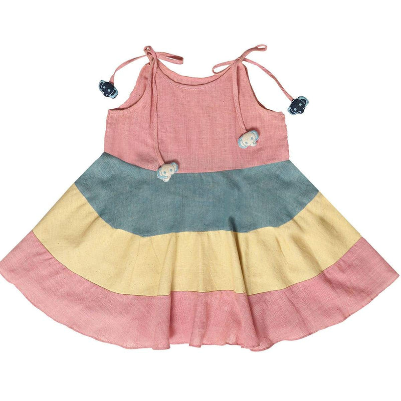 Buy Aleida Frock For Girls | Shop Verified Sustainable Kids Frocks & Dresses on Brown Living™