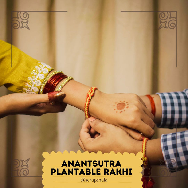 Buy Anant Sutra Plantable Seed Rakhi Box | Shop Verified Sustainable Rakhi on Brown Living™