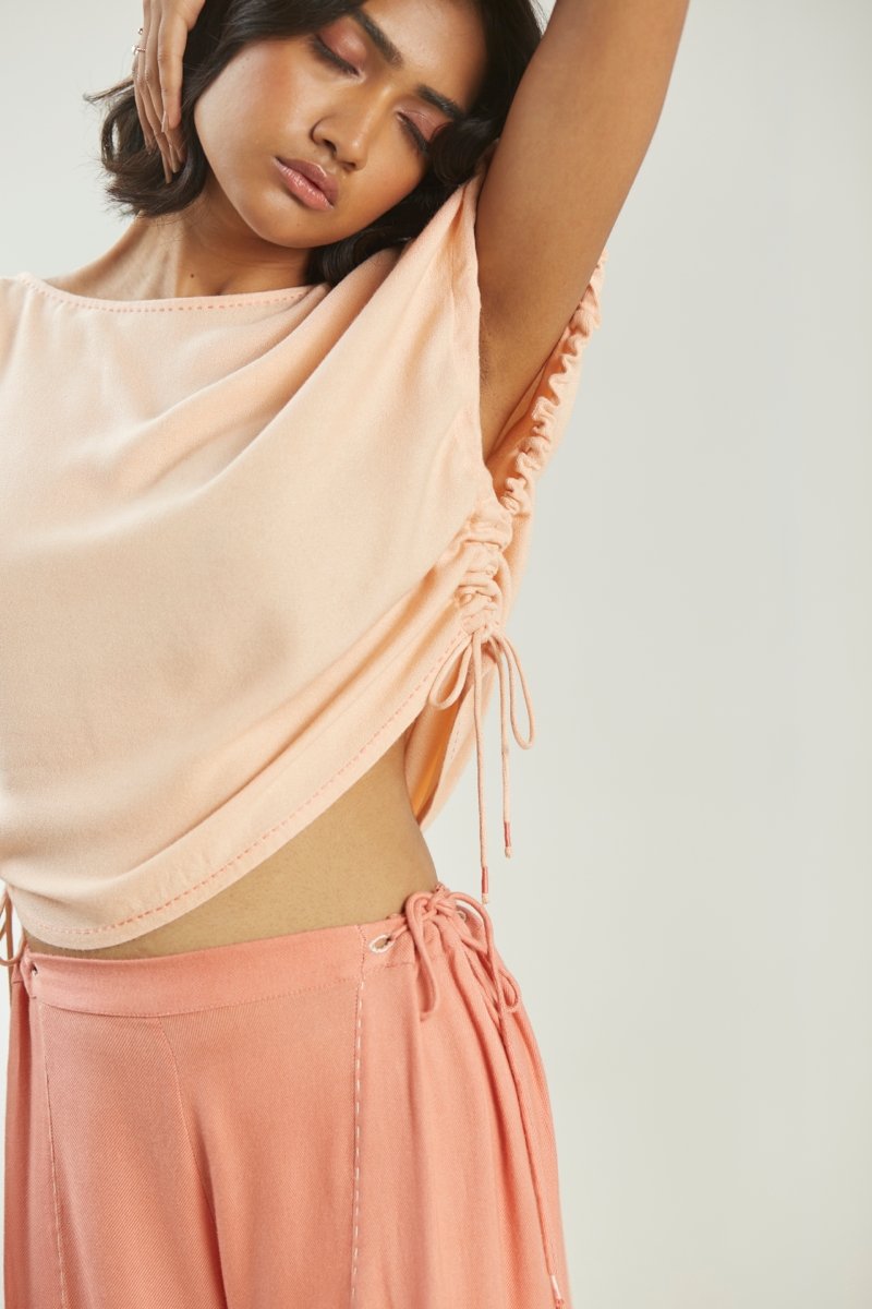 Buy Apricot Crop Top | Womens Top | Shop Verified Sustainable Womens Top on Brown Living™